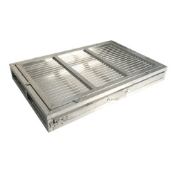 Stainless steel small medium-sized dog custom-made pet toilet