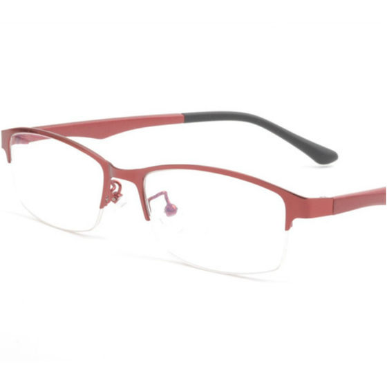 
Women's simple anti-blue light glasses frame flat light glasses ultra-light glasses frame with finished half-frame myopia glasses tr90 glasses