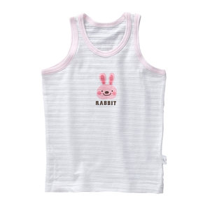 
Take 2 pieces with free shipping for export 2026 boys and girls children summer thin baby bamboo cotton baby vest sleeveless