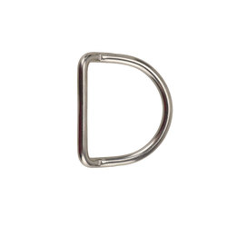 316 Stainless Steel Diving Special D Ring D Ring 6/5mm Straight Edge D Ring And Folded Edge D Ring