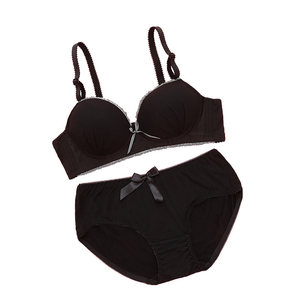 Steel circle bras underwear female student high school girl gathers sexy small breasts adjusting the development period pure cotton bra