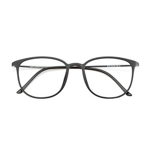 Myopia glasses frame women's glasses frame men's full -frame TR90 Korean retro black frame round frame with eye frame is super light
