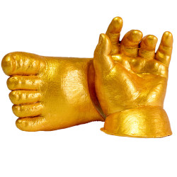 Baby souvenir three-dimensional handprint mud model cloning powder