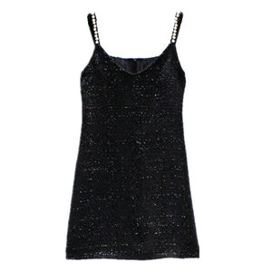 Autumn new Korean version of large size camisling dress high waist, thin sleeveless bottom skirt, fat mm thick flower vest skirt