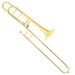 Heng Yun Musical Instruments B Flat Trombone Pitch Change Trombone Tenor Trombone Imitation Gold Paint Treatment Lifetime Warranty
