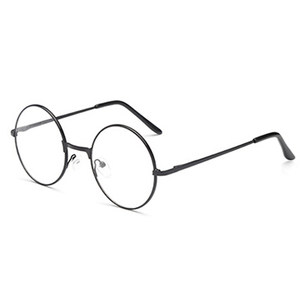 Circles Framework Network Red Family Retro Korean Version Men's Flat Mirror Round Box Eye Cases Eyes Close Glasses