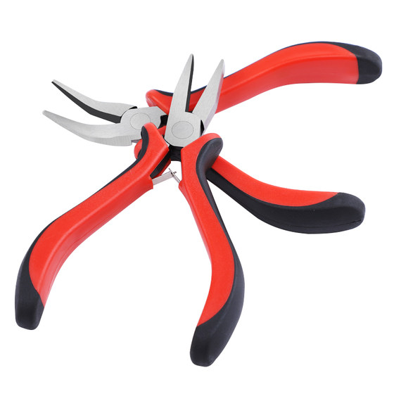 Flat hook tie stainless steel multifunctional professional professional pull -up hook -thunder line special pliers crooked mouth crooked mouth hook fish hook pliers
