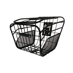 Bold and thickened electric bicycle with cover basket