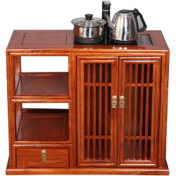 Tea cabinet Chinese style solid wood living room sofa water dispenser