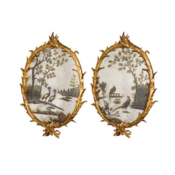 Julian Luxusní Francouzský Evropský Styl Nový čínský Styl Starožitné Stříbrné Zrcadlo Ručně Malovaný Zlatý Obraz Restaurace Ložnice Dekorace Obraz Závěsný Obraz
