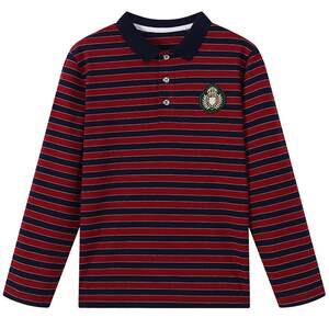 
Boys long-sleeved T-shirt polo shirt new children's T-shirt base shirt boy top medium big children casual children's clothing trend