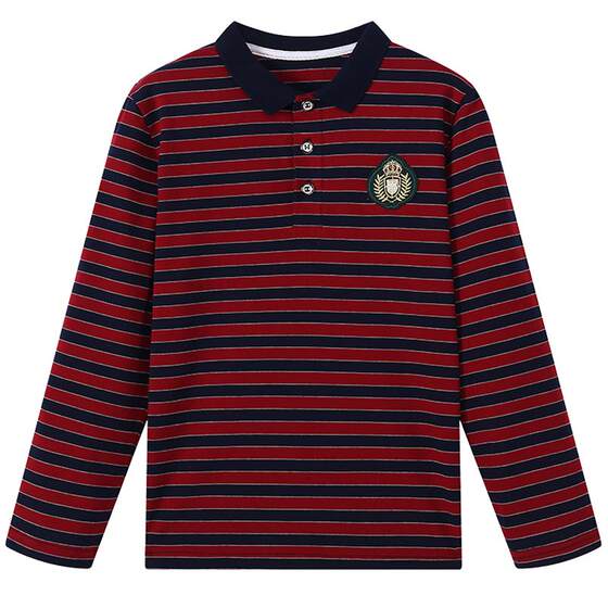 
Boys long-sleeved T-shirt polo shirt new children's T-shirt base shirt boy top medium big children casual children's clothing trend