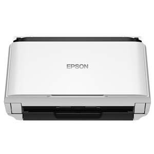 Epson DS-410 A4 paper-fed high-speed color document scanner.
