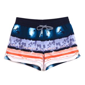 Quick -dry beach pants, ladies holiday size couple dress seaside shorts, flat -angle loose hot spring pants swimwear swimming trunks