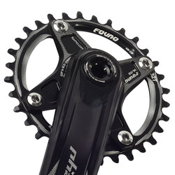fovno mountain bike integrated hollow chainring crank