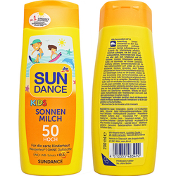 German Sundance Sun Dance Baby Children's Sensitive Skin Sunscreen/cream Lsf50 200ml