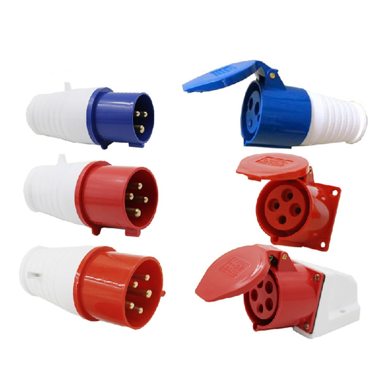 Waterproof Industrial Plug Socket Connector 3/4/5 Core 16A/32A