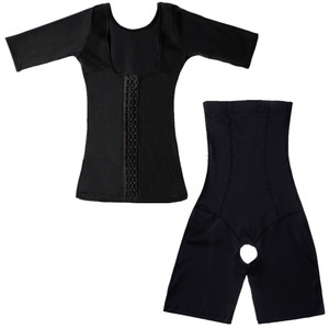 Tingmei Ruoya Split Body Shaper two-piece Set with Enhanced Charm, Tight Fit, Tight Waist, and Large Size Split Body Set