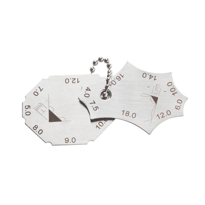 Precision Weld Inspection Ruler Corner Fillet Gauge