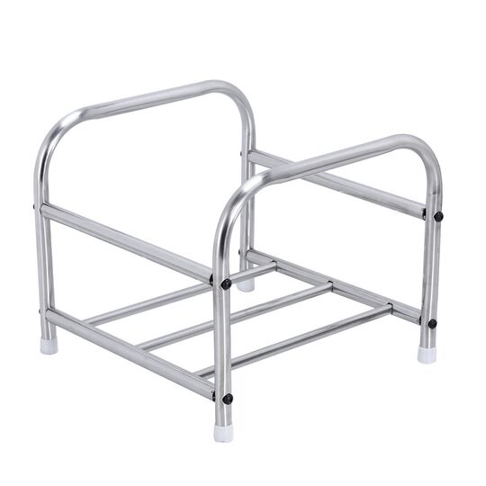 Stainless Steel Washbasin Rack - Floor-Standing Bathroom Basin Storage ...