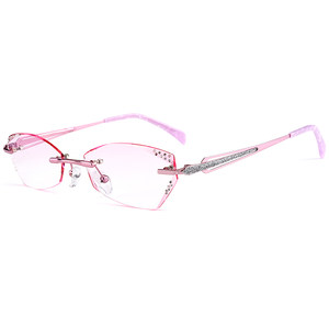 With close vision glasses, women's finished diamond -cut glasses, glasses ultra -light frame colorless color glasses women's tide myopia rack