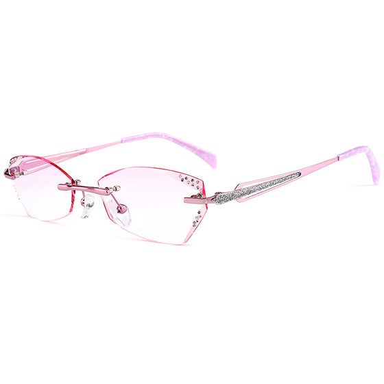 With close vision glasses, women's finished diamond -cut glasses, glasses ultra -light frame colorless color glasses women's tide myopia rack