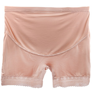 Large -size pregnant woman lace safety pants summer pregnant women leggings summer pregnant women pants summer shorts anti -light pants to support the belly