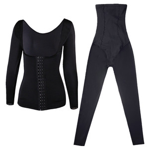 Tingminoya's body shaping two-piece set breast enhancement version of the crotch-closing and abdomen lifting and buttocks after childbirth repair and stomach replenishment
