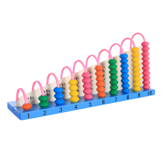 Boulier 17 Tiges – Abaque éducatif En Bois Pour Apprendre Le Calcul Et La Comptage Jouet Calculatrice