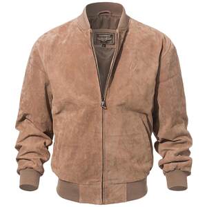 Autumn New Genuine Leather Coat Men's European and American Original Large Size Leather Coat Rough Pig Skin Motorcycle Leather Jacket Genuine Leather Coat