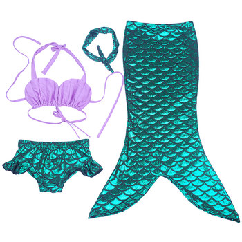 Costume girl princess Beach split mermaid swimsuit
