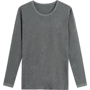 Three guns underwear Men's underwear cotton top Men's autumn clothing single piece thin round neck long -sleeved autumn clothes bottoming shirt female