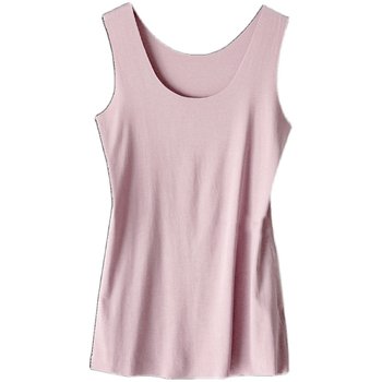 Sling vest female Xiawai wearing a coat Modalless large size big size bottoming shirt with girls all -round sleeveless T -shirt
