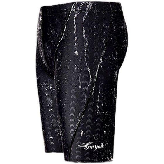 Swimming trunks Men's five -point anti -embarrassing flat -angle speed dry large size swimming equipment set swimming trunks swimming hat swimming mirror three -piece set