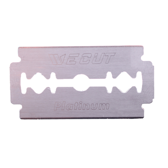 2 Sided Razor Blade In Store Wecut Platinum Coated Stainless Steel Double-Sided Razor Blades
