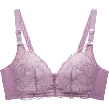 Maternity underwear, nursing bra, women's breastfeeding, postpartum, summer thin breast milk lace gathers anti-sagging front buckle