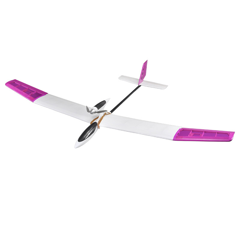 Avion Télécommandé En Mousse – Planeur RC Avec LED, Portée 100 M, Autonomie 15 Min, Train D'Atterrissage, Rouge