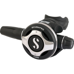 Scubapro S600 Diving Breathing Regulator Second Stage R195 Spare Residual Pressure Gauge Mk25 Evo Set