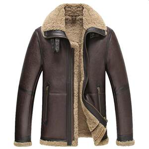 
New winter fur all-in-one leather jacket original ecological men's fur sheep genuine leather jacket men's thickened jacket