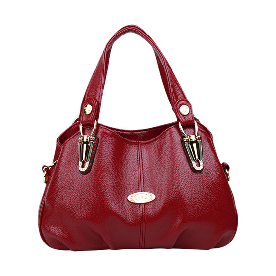 
Bags for women 2025 new women's bag handbags for middle-aged and elderly genuine leather women's mother bags one shoulder crossbody soft leather bag