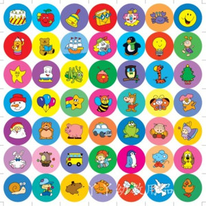 Kindergarten reward stickers*Children's praise stickers*mark stickers*colorful small animal stickers*cartoon stickers
