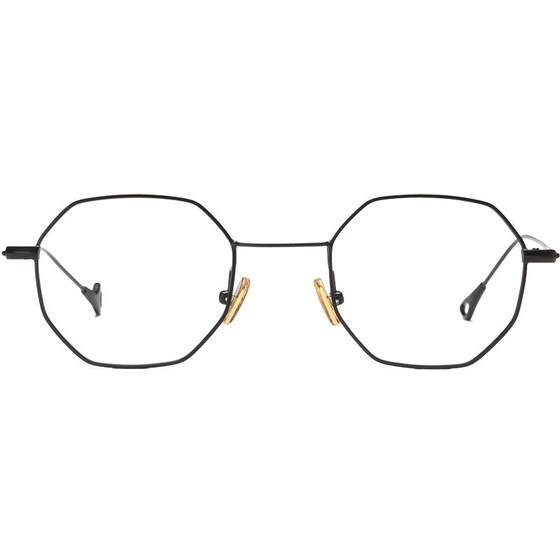 Pink hexagonal diamond lenses frame female Korean version of the tide small face small box small fresh literary metal glasses frame light