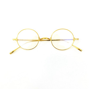 
Private collection of the same glasses frame as the man in the game, pure titanium ultra-light retro frame, men's and women's gold edge, can be matched with myopia and presbyopia