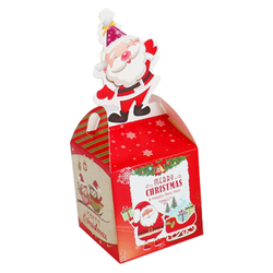 Vánoční Jablečná Krabička Santa Claus Balení Dárková Krabička Ping Ovoce Kreativní Kreslená Papírová Krabička 10 Balení