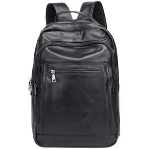 Cold beast men's backpack genuine leather 2025 new men's backpack computer large capacity travel bag casual student bag