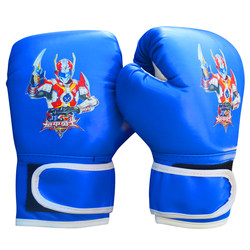 Training teenager toddler girl boxing gloves
