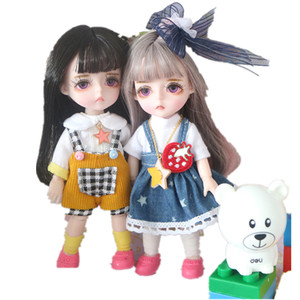 Ding Xiaoma Doll Makeup and Makeup Doll 8 -point joint 3D True Eye Girl Toys Doll Birthday Gift