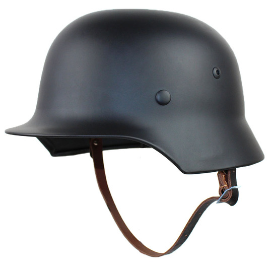 【未使用品】 ドイツM35スチールヘルメット 第二次世界大戦プロップレプリカ - 個人装備