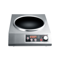 Yipai 3500W Induction Cooker For Stir-Fry | Commercial High-Power Small Frying Furnace For Hotel Canteen | Concave Cooking Kitchen Appliance
