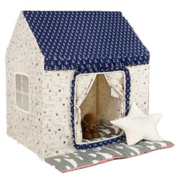 DIY super large indoor baby solid wood children's tent